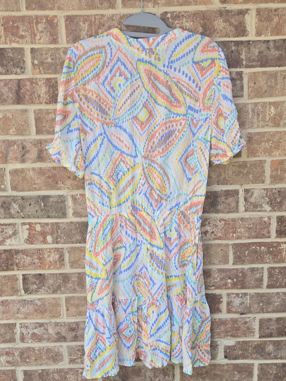 La Blanca Sunbaked Jewels V-Neck Cover Up Dress - size M